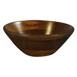 Kijihiki Zelkova Salad Bowl With Round Edge