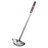 EBM Stainless Steel Double-Sided-Scooping Long Ladle With Wooden Handle -Kitchen Tools EBMStainlessSteelDouble Sided ScoopingLongLadlewithWoodenHandle227514