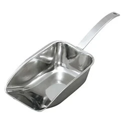 EBM Stainless Steel Flat Handle Ice Scoop