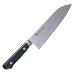 Misono Molybdenum Santoku Knife (Hollow Edge) 180mm No.584
