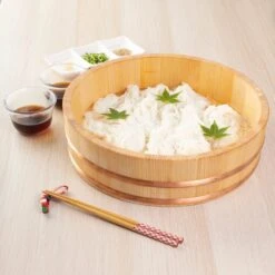 Miyabi Urushi Hangiri Sawara Wooden Rice Mixing Bowl With Lid 15 Miyabi Urushi Hangiri Sawara Wooden Rice Mixing Bowl With Lid -Kitchen Tools MiyabiUrushiHangiriSawaraWoodenRiceMixingBowlwithLid 5