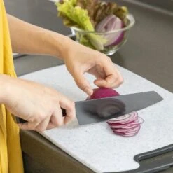 NiNJA Molybdenum Vanadium Steel Santoku Knife -Kitchen Tools NiNJAMolybdenumVanadiumSteelSantokuKnifeNJ 001 9