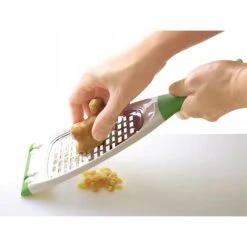 Nonoji ABS Resin Daikon Radish Grater With Container -Kitchen Tools NonojiStainlessSteelRadishGraterLDS 02 4