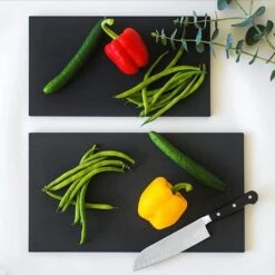 Parker Asahi Cookin' Cut Synthetic Rubber Antibacterial Cutting Board Black -Kitchen Tools ParkerAsahiCookin CutSyntheticRubberAntibacterialCuttingBoardBlack 3