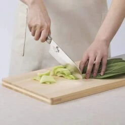 Kai Seki Magoroku Benifuji Molybdenum Vanadium Stainless Steel Santoku Knife 13 Kai Seki Magoroku Benifuji Molybdenum Vanadium Stainless Steel Santoku Knife -Kitchen Tools SekiMagorokuBenifujiMolybdenumVanadiumStainlessSteelSantokuKnifeAB5439 6