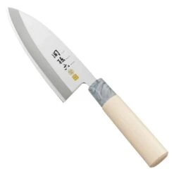 Kai Seki Magoroku Ginju ST Stainless Steel Deba Knife For Left-Handed