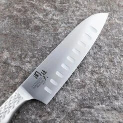 Kai Seki Magoroku Shousou Stainless Steel Dimple Hollow Edge Santoku Knife -Kitchen Tools SekiMagorokuShousouStainlessSteelDimpleHollowEdgeSantokuKnifeAB5157 2