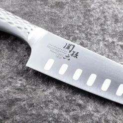 Kai Seki Magoroku Shousou Stainless Steel Dimple Hollow Edge Santoku Knife -Kitchen Tools SekiMagorokuShousouStainlessSteelDimpleHollowEdgeSantokuKnifeAB5157 3
