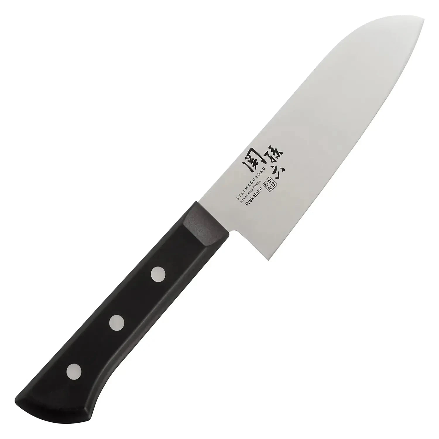 Kai Seki Magoroku Wakatake Stainless Steel Santoku Knife 3 Kai Seki Magoroku Wakatake Stainless Steel Santoku Knife