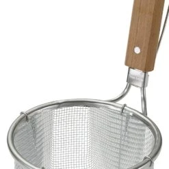 Three Snow Stainless Steel Deep Ramen Tebo Noodle Strainer Round Base -Kitchen Tools Shin EtsuStainlessSteelRamenTeboHeavy DutyDeepNoodleStrainer 4