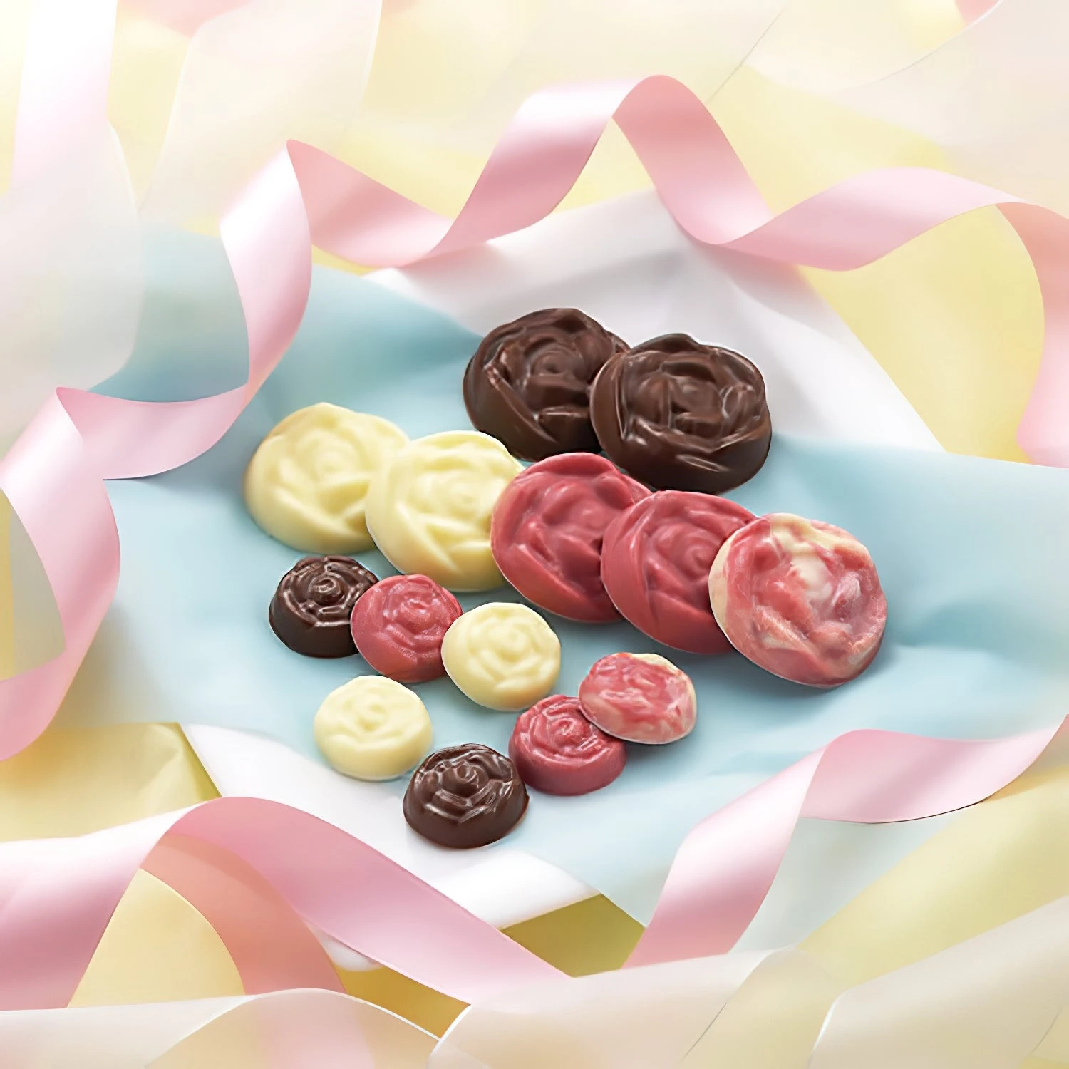 TIGERCROWN PET Resin Rose Chocolate Mold 5 TIGERCROWN PET Resin Rose Chocolate Mold - Image 3