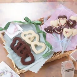 TIGERCROWN Polystyrene Heart Lolly Chocolate Mold -Kitchen Tools TigercrownPolystyreneHeartLollyChocolateMold 3