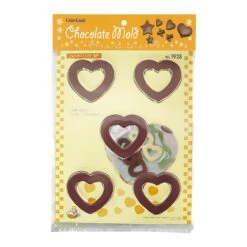 TIGERCROWN Polystyrene Heart Lolly Chocolate Mold -Kitchen Tools TigercrownPolystyreneHeartLollyChocolateMold 4