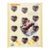 TIGERCROWN Polystyrene Striped Heart Chocolate Mold -Kitchen Tools TigercrownPolystyreneStripedHeartChocolateMold 1
