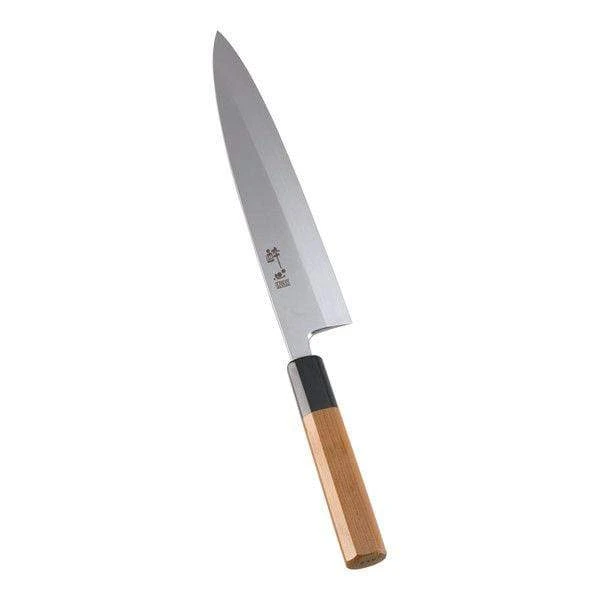 Suisin Inox Honyaki Wa Series Mioroshi-Deba Knife 240mm 3 Suisin Inox Honyaki Wa Series Mioroshi-Deba Knife 240mm