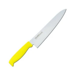 TOJIRO Color MV Gyuto Knife With Elastomer Handle -Kitchen Tools tojiro color mv gyuto knife with elastomer handle 6 colours gyuto 210mm yellow gyuto knives 607740264475