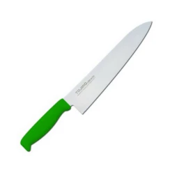 TOJIRO Color MV Gyuto Knife With Elastomer Handle -Kitchen Tools tojiro color mv gyuto knife with elastomer handle 6 colours gyuto 240mm green gyuto knives 607855476763