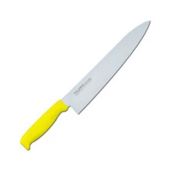 TOJIRO Color MV Gyuto Knife With Elastomer Handle -Kitchen Tools tojiro color mv gyuto knife with elastomer handle 6 colours gyuto 270mm yellow gyuto knives 608383434779