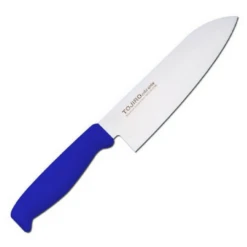 TOJIRO Color MV Santoku With Elastomer Handle -Kitchen Tools tojiro color mv santoku with elastomer handle 6 colours blue santoku knives 26835682319